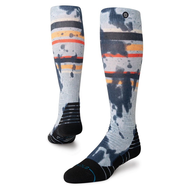 Stance Brong Snowboard Socks Grey/Red MD