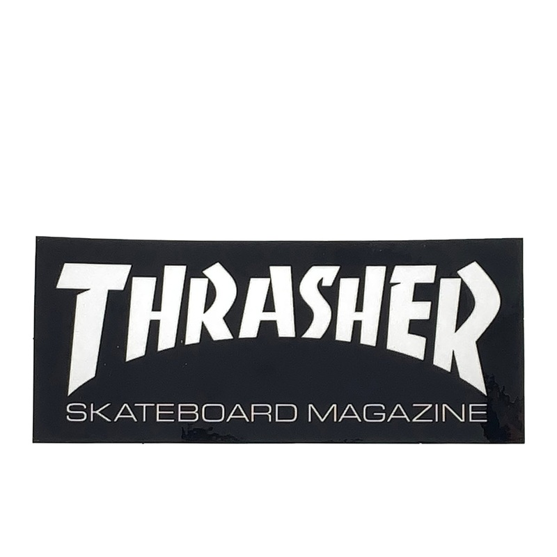 Thrasher Magazine Sticker M – Black / White