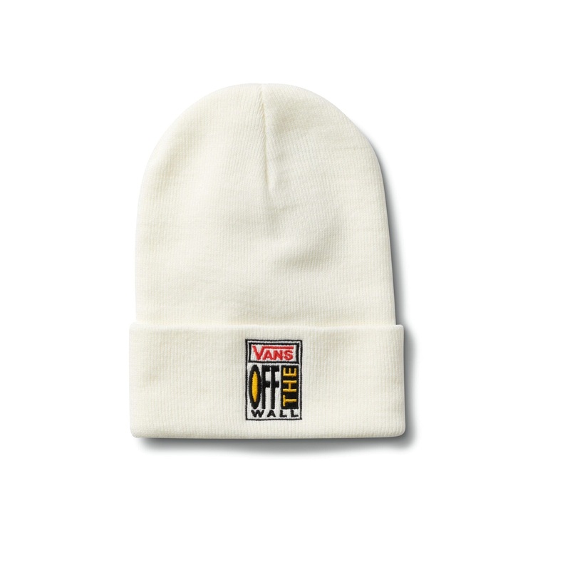 Vans Ave Tall Cuff Beanie White