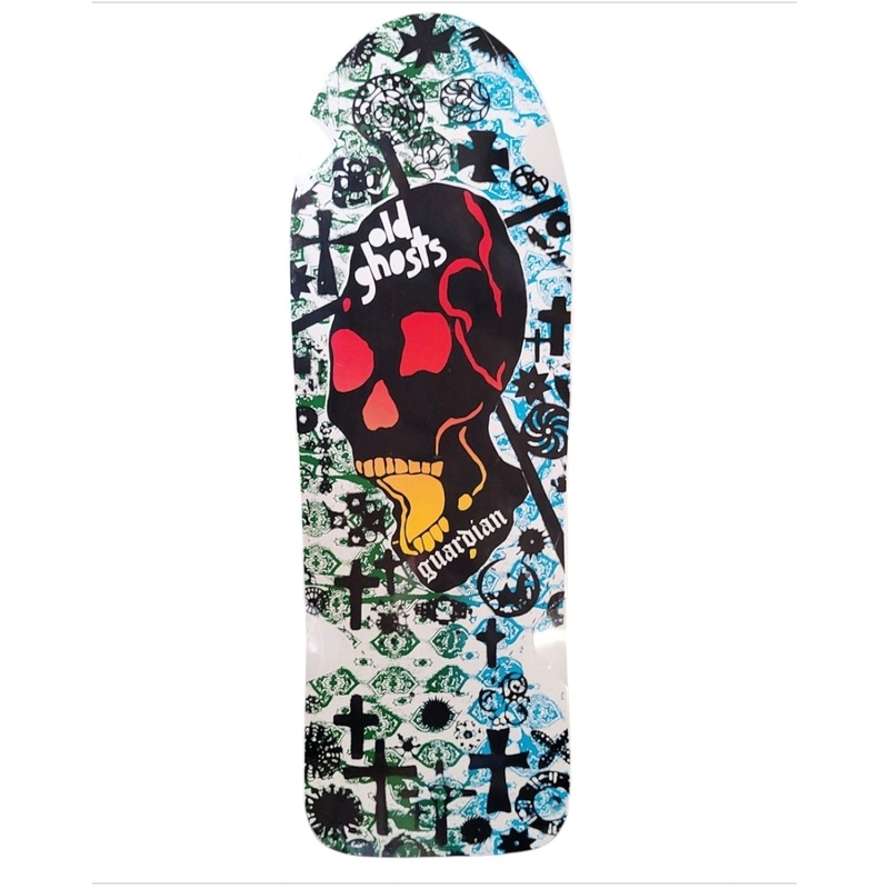 Vision OLD GHOST Guardian reissue skateboard deck – WHITE