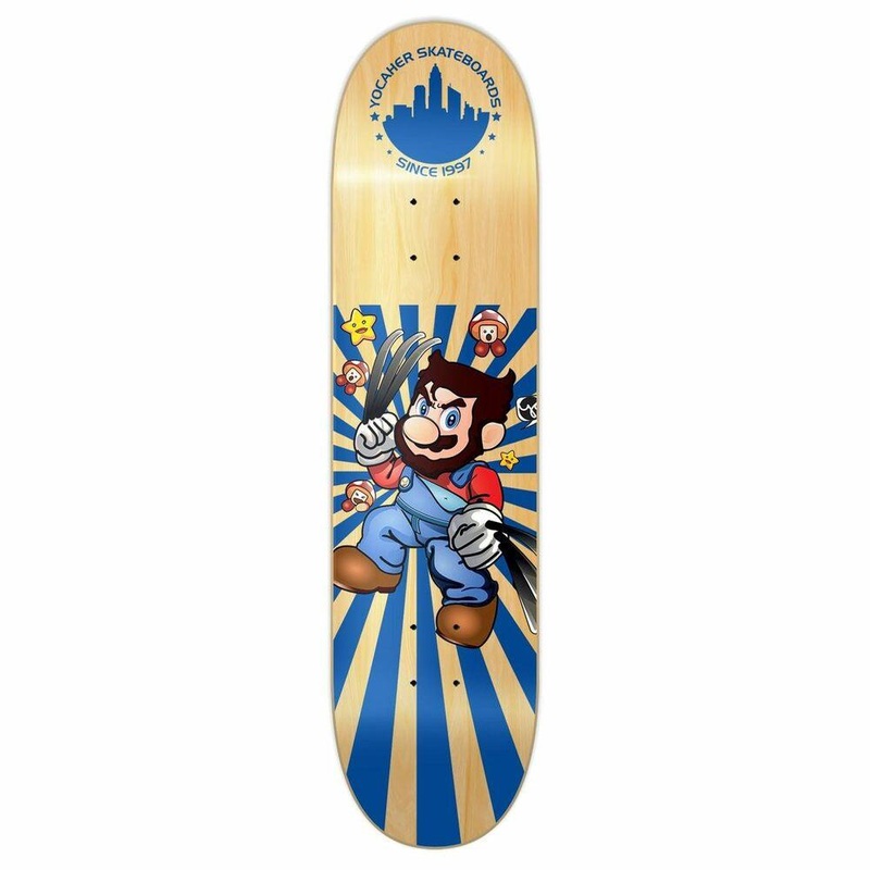 Yocaher Graphic Skateboard Deck – Retro Series – Snikt 7.5″