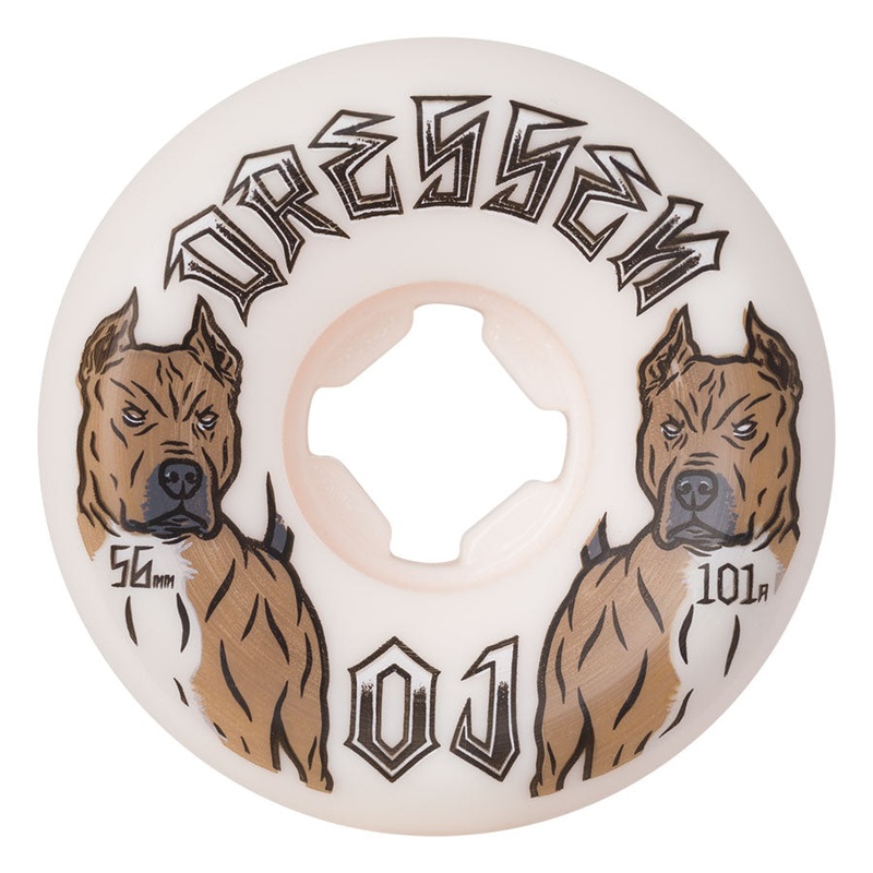 56mm Dressen PIT Elite Mini Combo 101a OJ Skateboard Wheels No Color 56mm