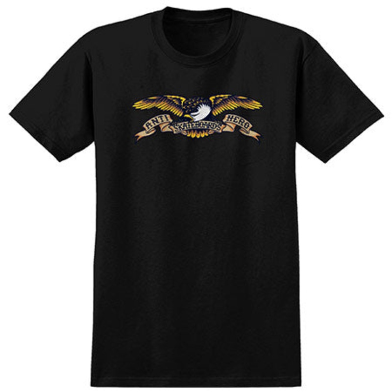 Anti-Hero Eagle T Shirt Black Large