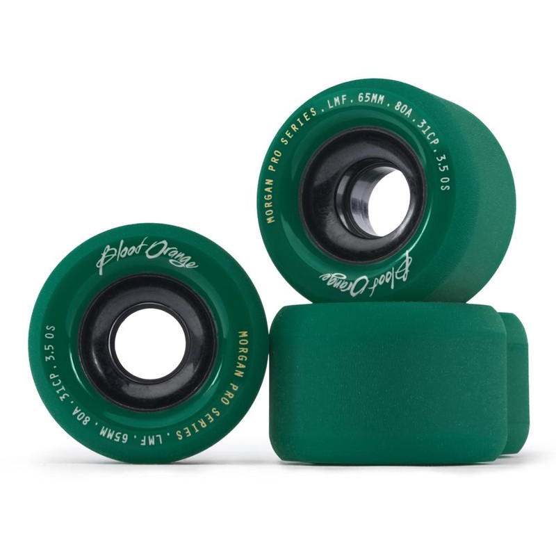 Blood Orange Morgan Pro Series 65mm/80A Midnight Green Skateboard Wheels | set of 4 Blood Orange Morgan Pro Series 65mm/80A Midnight Green
