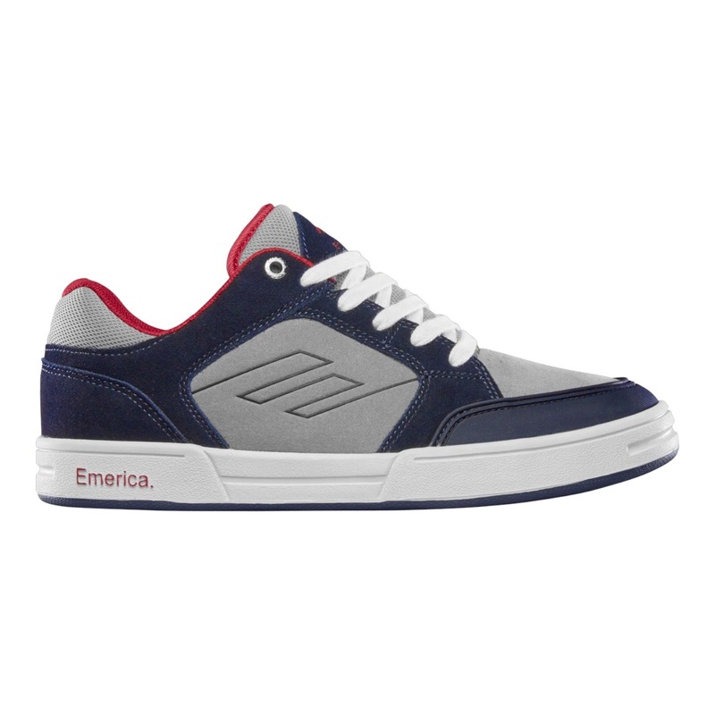 EMERICA HERITIC NAVY/GREY/RED 9