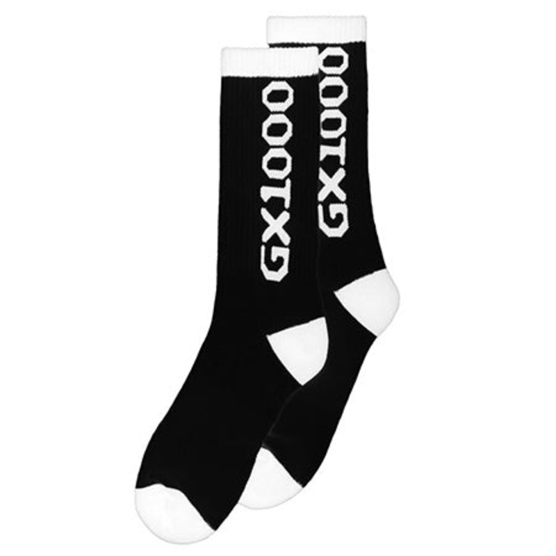 GX1000 OG Logo Crew Socks Black One size fits all