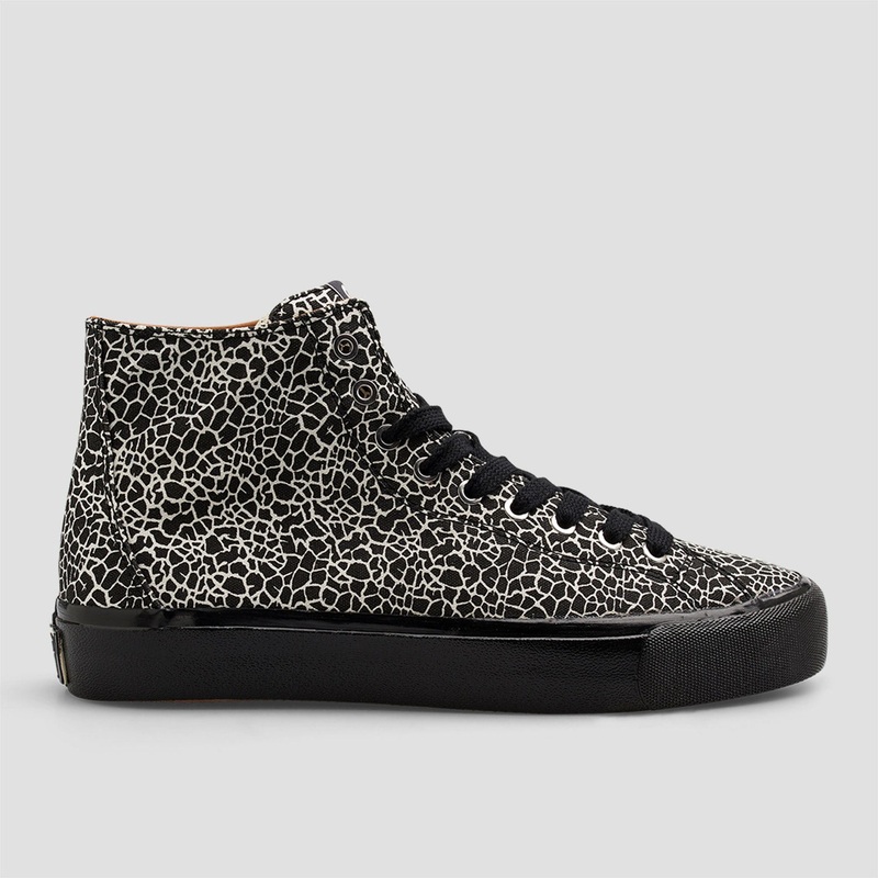 Last Resort AB VM003 Canvas Hi Skateboard Shoes Cracked Black Hi UK7