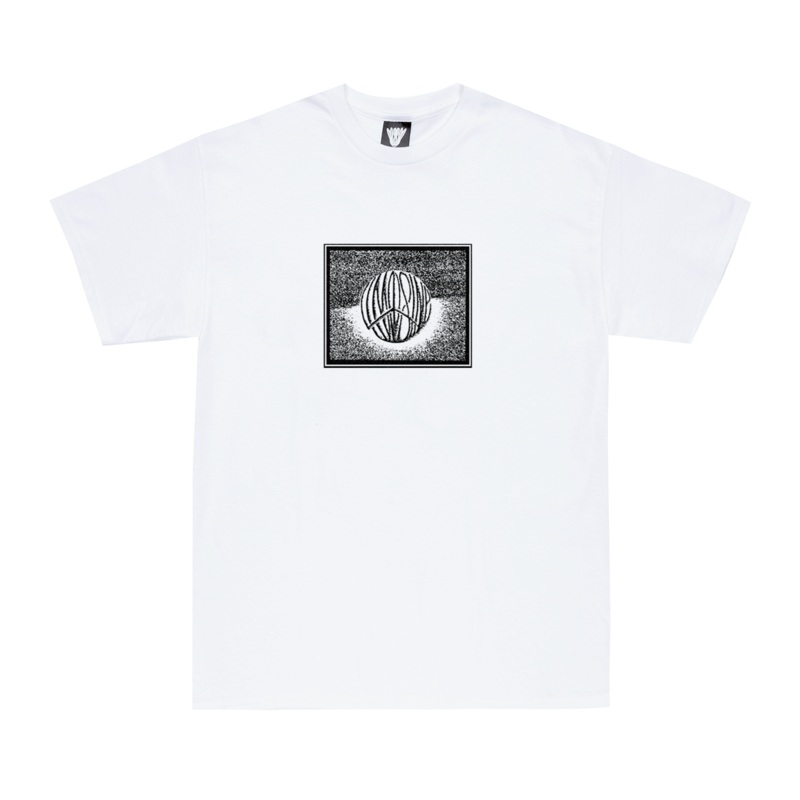 Limosine Peace Ball Tee White MD
