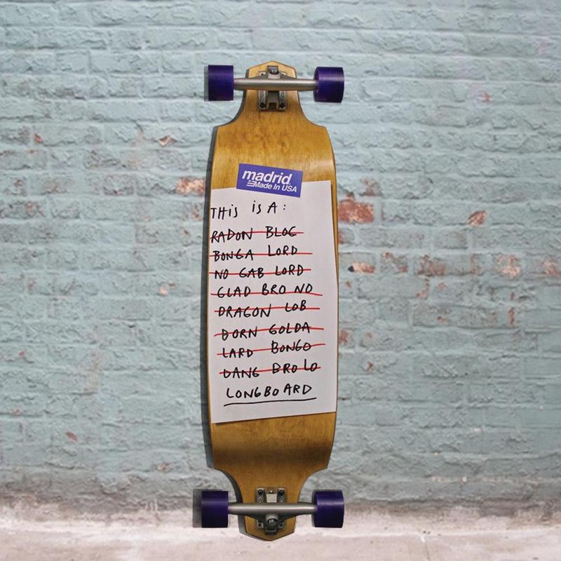 Madrid Anagram Ratchet Longboard Top Mount – Complete
