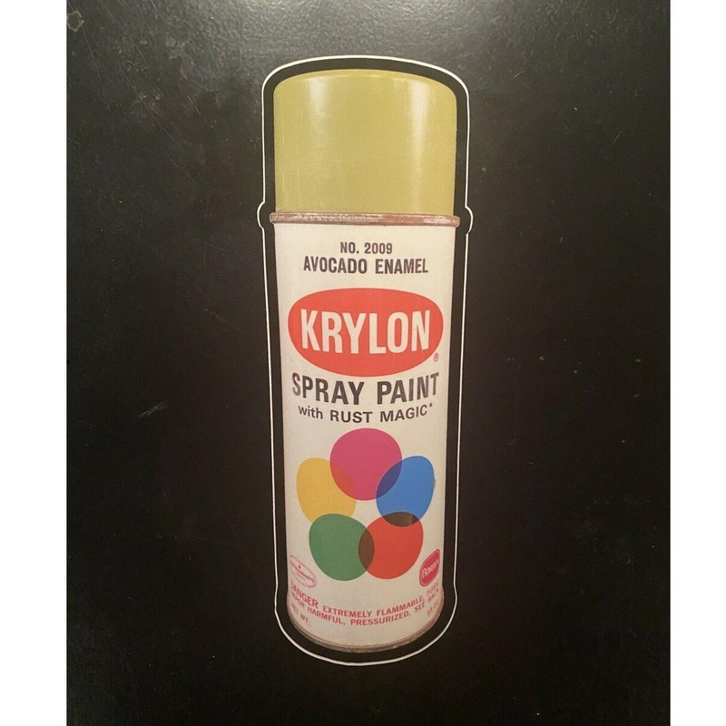 Meericle MFG “Avocado Green Classic 1968 Krylon” Sticker