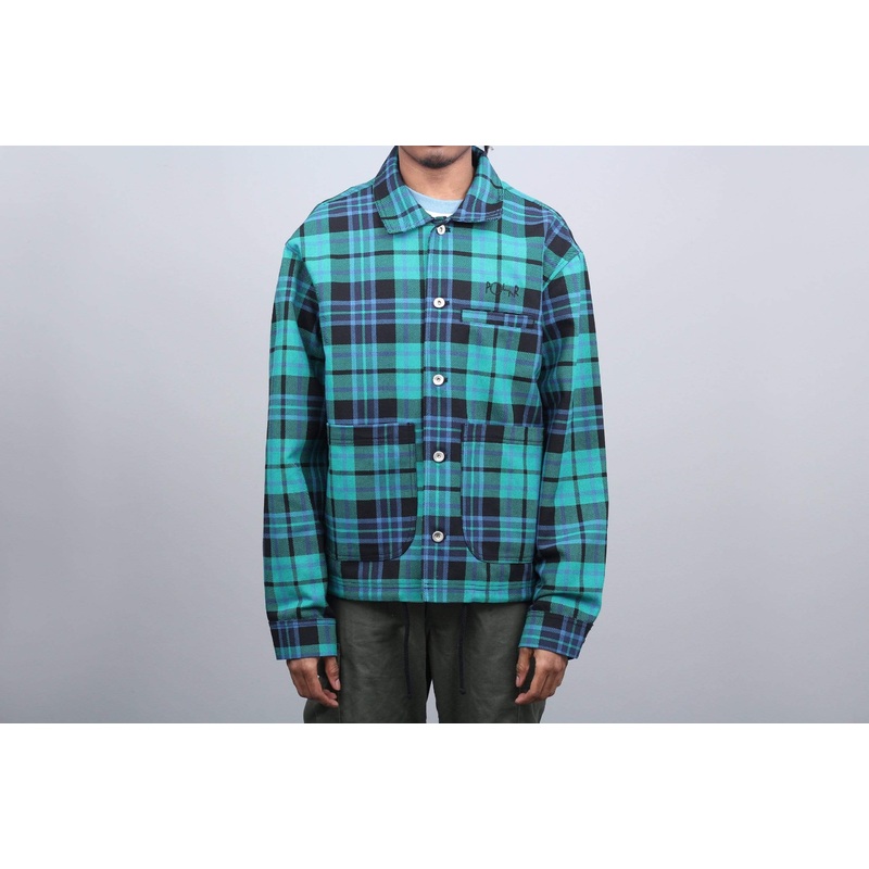 Polar Plaid Work Jacket Peppermint Small