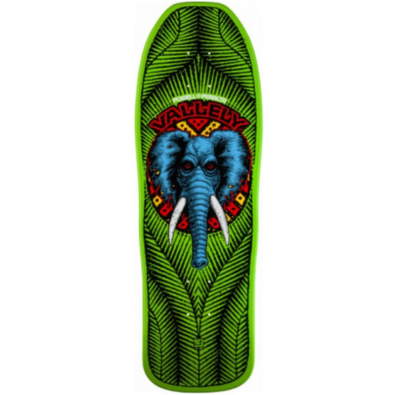 Powell Peralta Mike Vallely Elephant Lime Reissue Skateboard Deck 9.85″ 9.85″