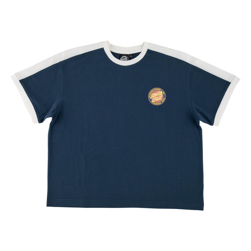 Ranger MFG Ringer Tee Santa Cruz Womens Ringer T-Shirt Navy/White XS