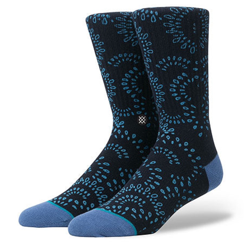 Stance Veracruz Crew Socks Navy Large