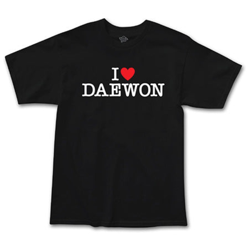 Thank You Skateboards I Heart Daewon T Shirt Black Large