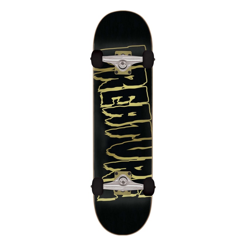 8.25in Large Logo Outline Creature Complete Skateboard No Color 8.25in x 31.5in