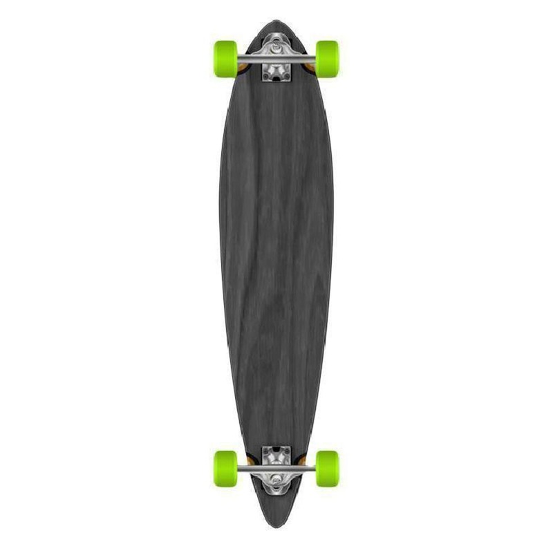 Black Pintail Longboard 40 inch from Punked – Complete Complete
