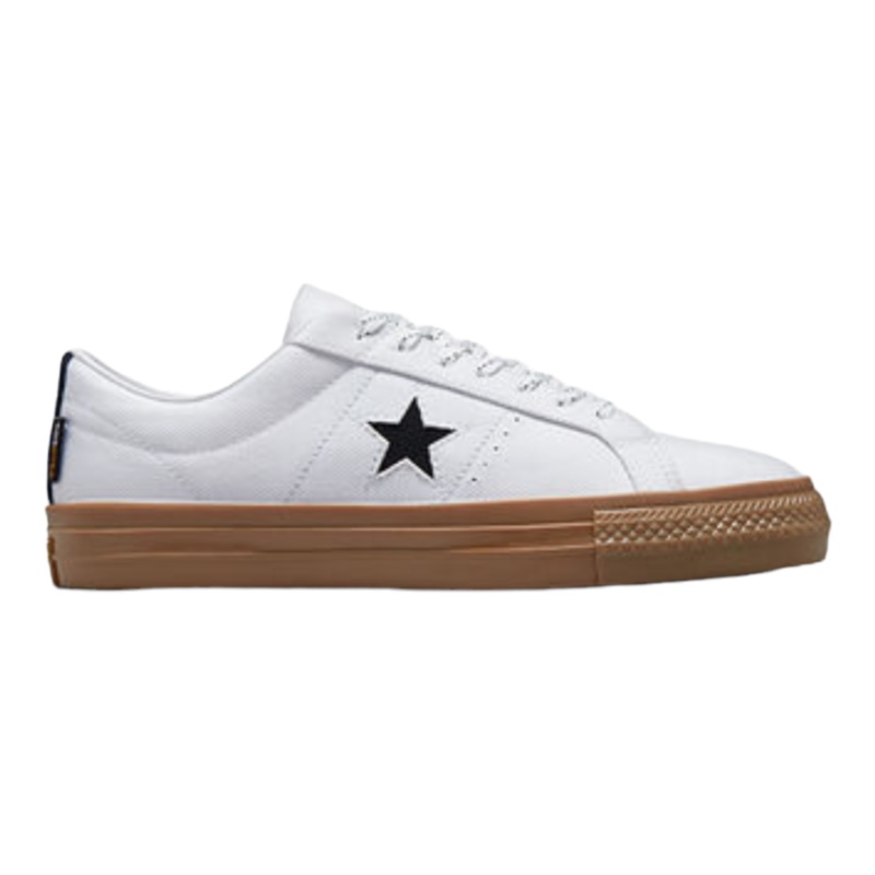 Converse Cons One Star Pro Cordura Canvas White/Black/Dark Gum 9