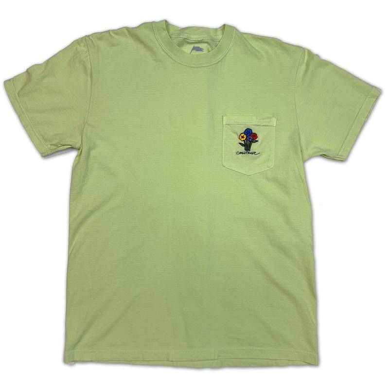 Coureur Goods Bouquet Pocket Tee Celadon S