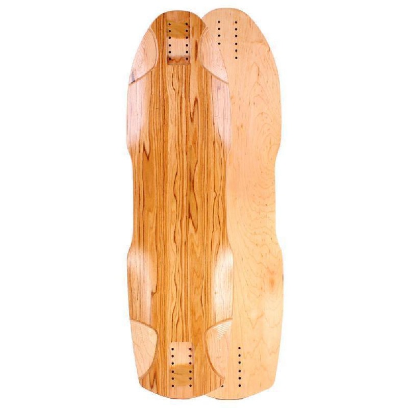 Downhill Kicktail Blank Olive 36″ Longboard Deck Deck