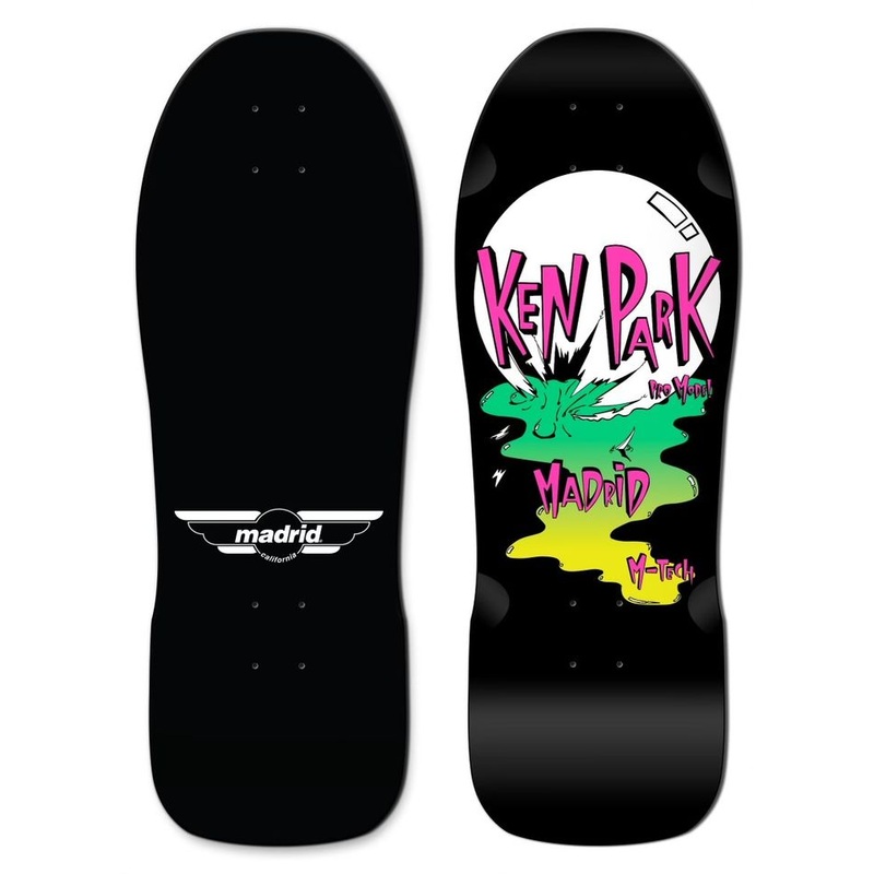 Madrid Ken Park Crystal Ball Old School Skateboard Deck 10.25″ X 30.25″