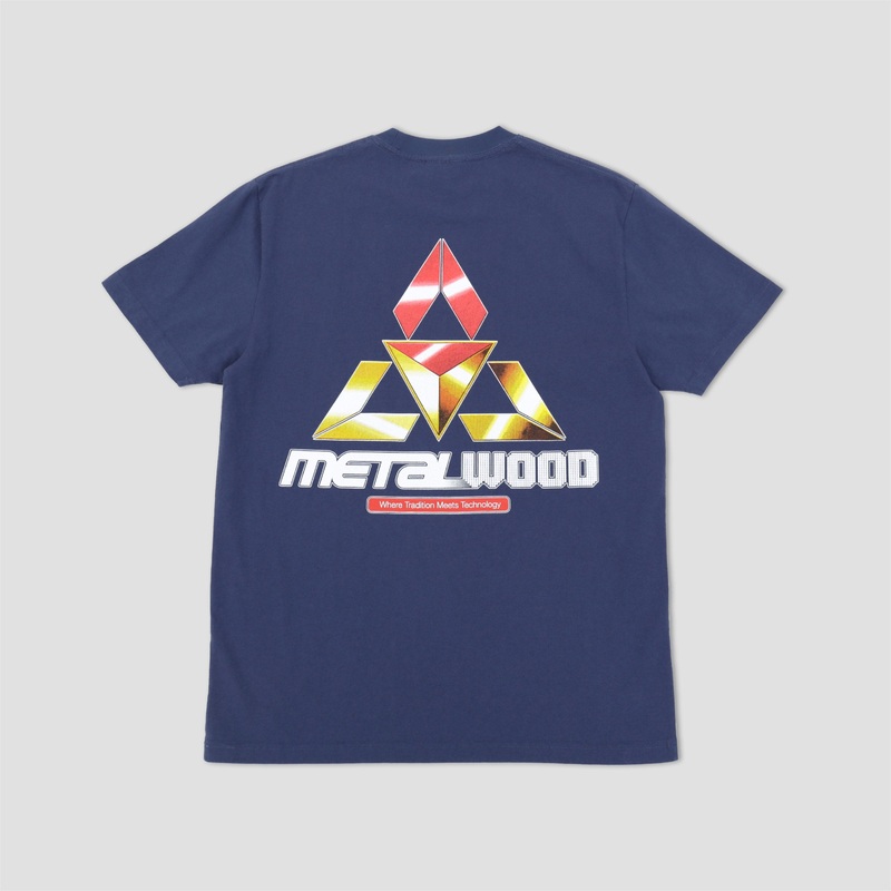 Metalwood Tri Metal T-Shirt Midnight Small