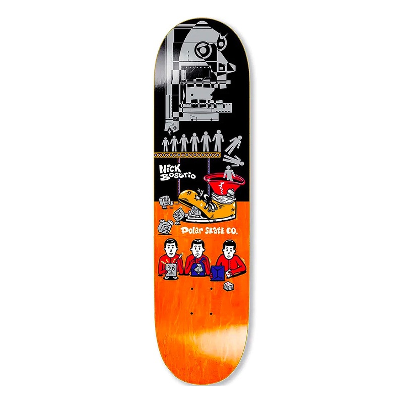 Polar – 8.5″ – Nick Boserio – The Machine Deck – Orange Stain