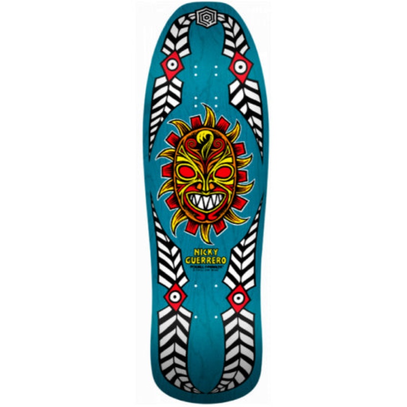 Powell Peralta Nicky Guerrero Mask Blue Reissue Skateboard Deck 10″ 10.0″