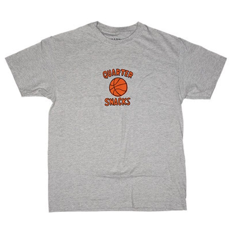 Quartersnacks Ball is Life T Shirt Ash Grey Large