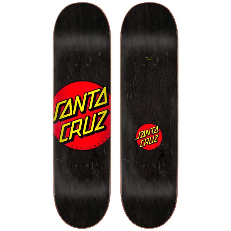 Santa Cruz Classic Dot Skateboard Deck 8.25″ Deck Only 8.25