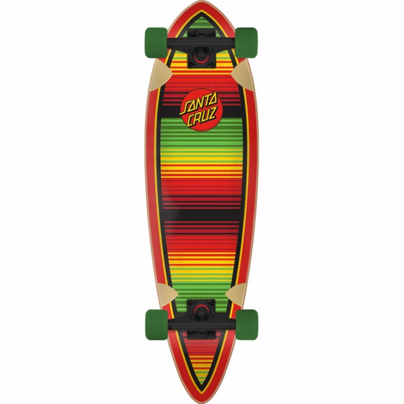 Santa Cruz Serape Dot 33″ Pintail Longboard Complete Complete