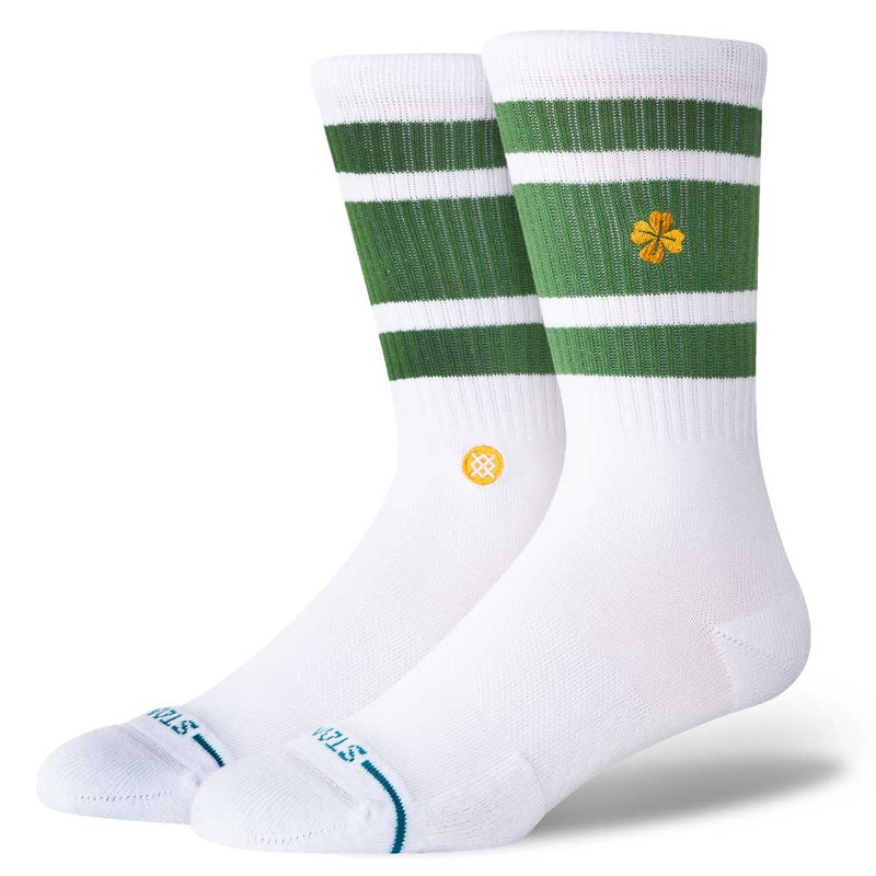 Stance Feelin Lucky Crew Socks Medium Green