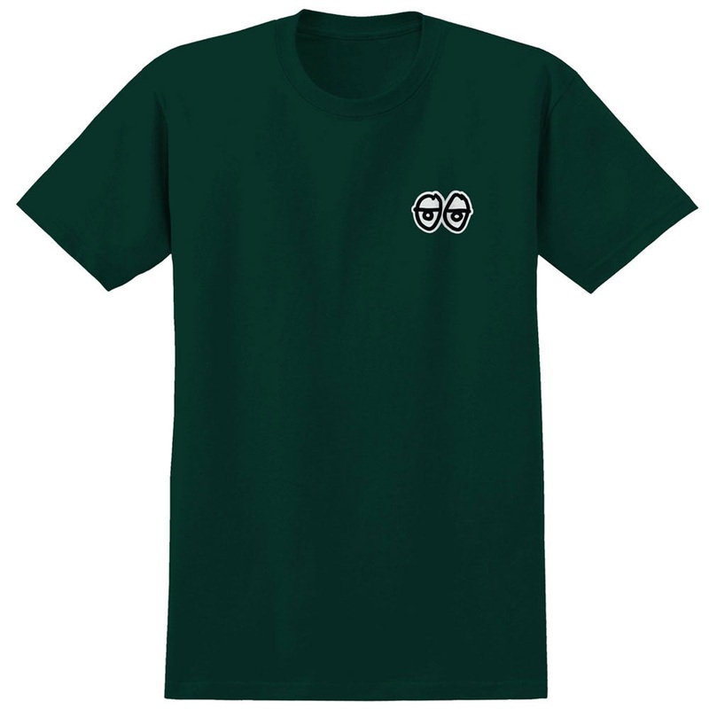 Strait Eyes Forest Black White Krooked Tee MD