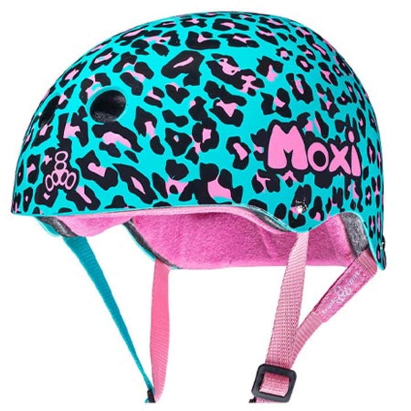 Triple 8 Moxi Certified Sweatsaver Helmet Moxi Leopard Extra Small/ Small
