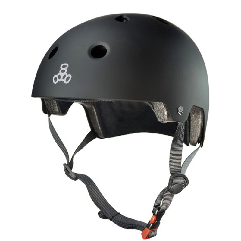 Triple Eight Brainsaver EPS Helmet Rubber All Black XS / S