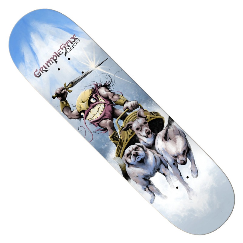Anti-Hero Grimple Stix Frank Gerwer Barbarian Deck Multicolor 8.28 x 31.7 WB:14.12