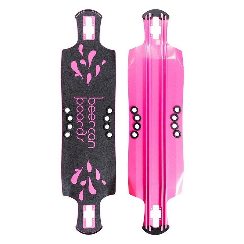 Beercan Pink 42″ Oat Soda Drop Through Deck Deck