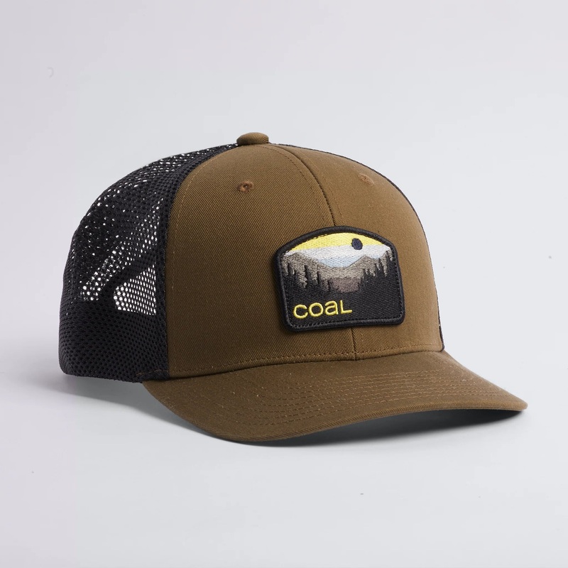 Coal Hauler One Low Trucker Hat Olive/Mustard
