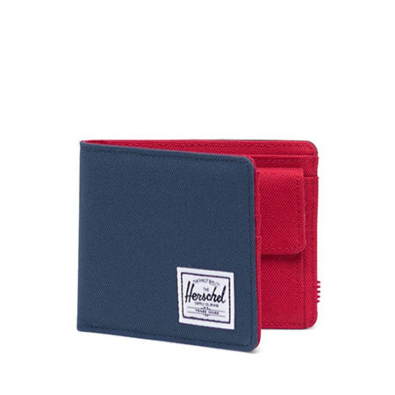 Herschel Supply Co. Roy Coin Wallet Navy/ Red One size fits all