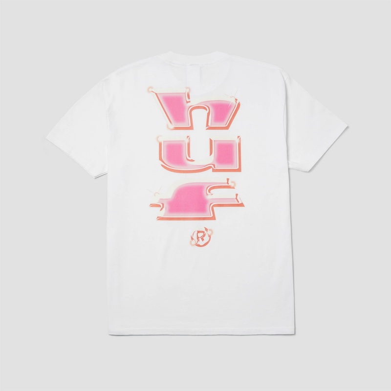 Huf Megachrome T-Shirt White Small