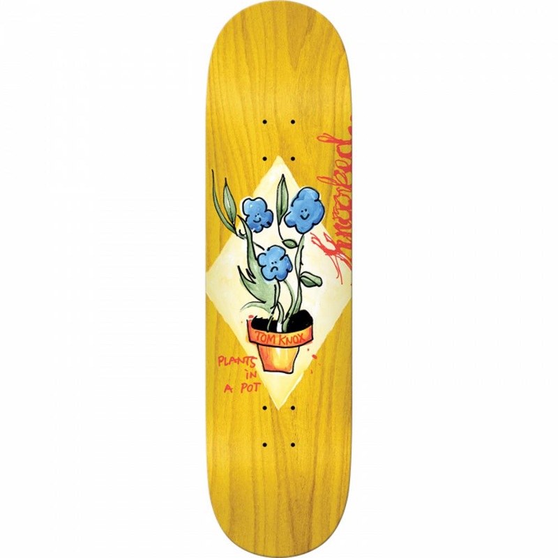 Krooked Knox Blue Flowers 8.5″ Skateboard Deck