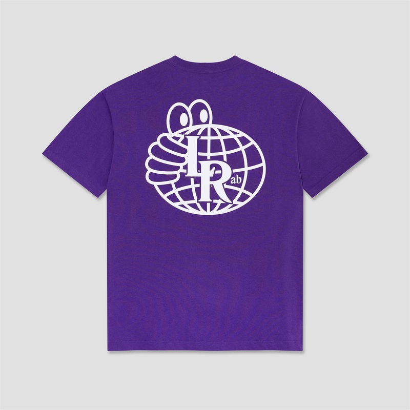 Last Resort AB Atlas Monogram T-Shirt Heliotrope / White Small