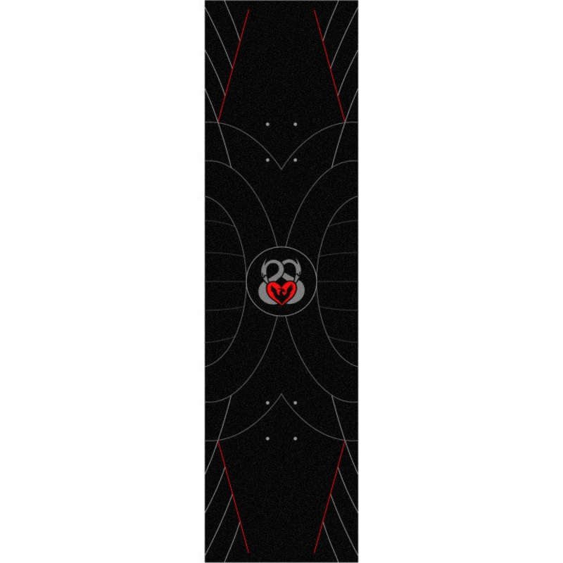 Powell Peralta Andy Anderson Theory Map Grip Tape Sheet 9 x 33 Black