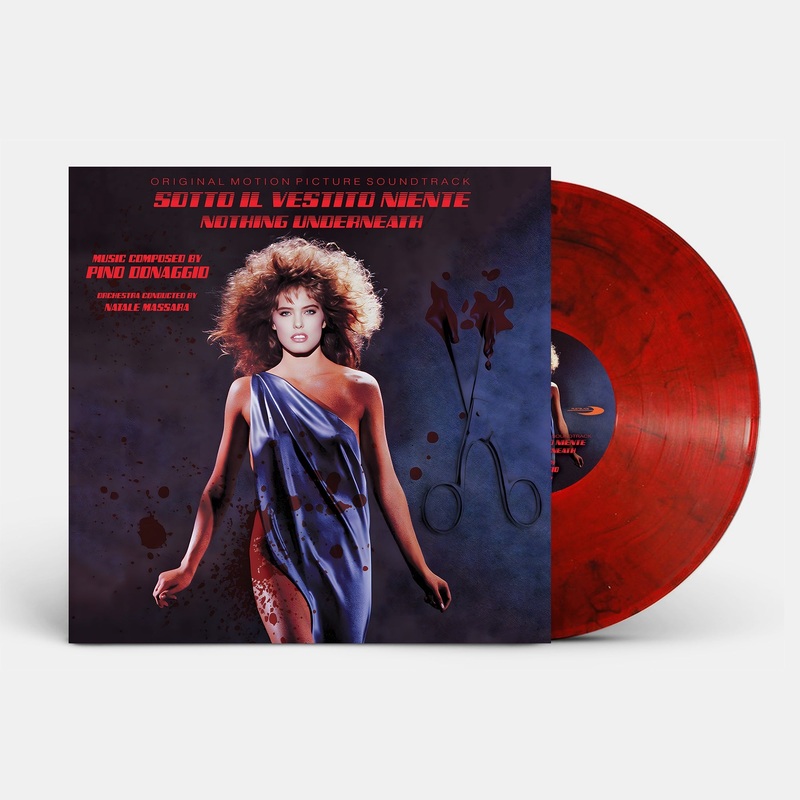 *Pre-Order* Pino Donaggio – Nothing Underneath (Sotto Il Vestito Niente) [Limited Edition Red Marble Blood Vinyl] LP Record