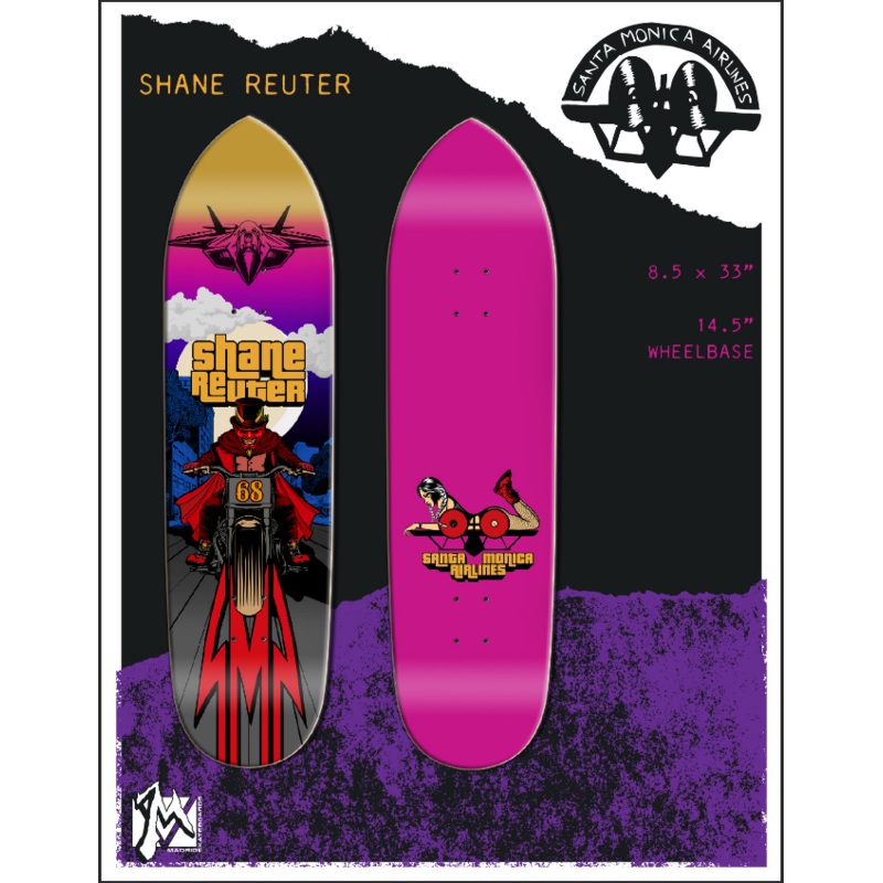 **Pre-Order** SMA Reuter Pink 8.5″ Skateboard Deck