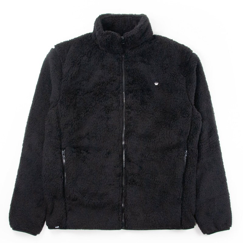 Prime Delux – Icon 2 Sherpa Full Zip Jacket – Black S
