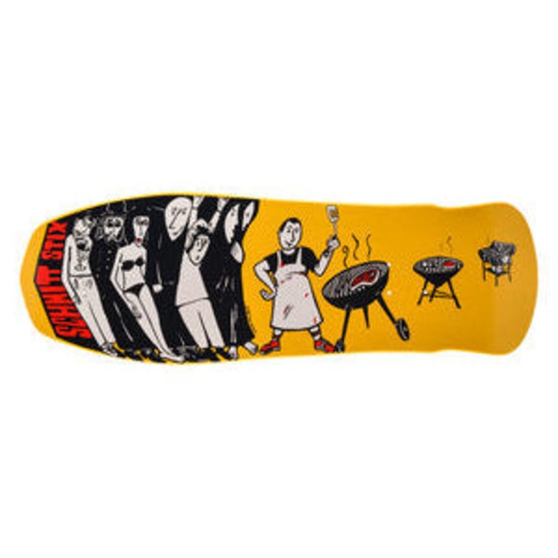 Schmitt Stix JOE LOPES BBQ Skateboard Deck YELLOW