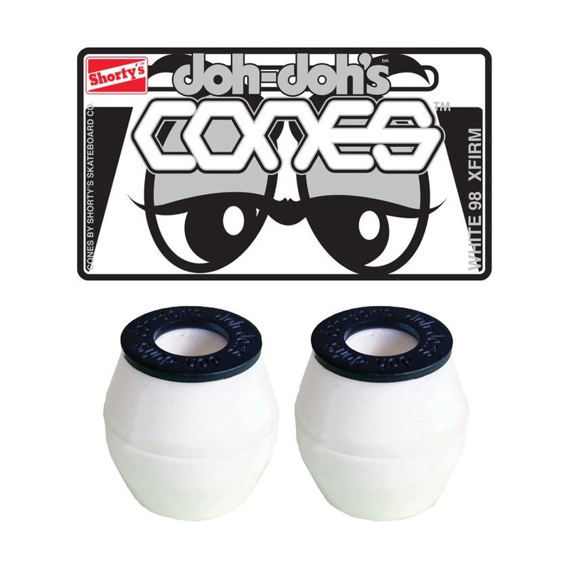 Shorty’s Doh Doh’s Cones White 98a – Xfirm Bushings