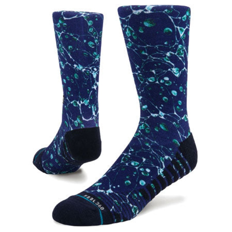 Stance Intricate Training 360 Crew Socks Blue Large