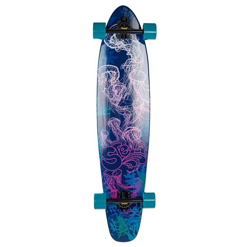 Stella Jellyfish 42 Kicktail Longboard Complete